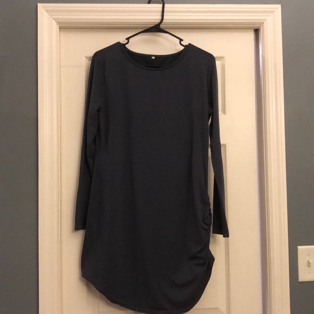 Dark Gray “Sweater” Dress